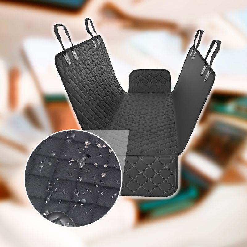 Hard‑Bottom Hammock‑Style Pet Car Seat Cover