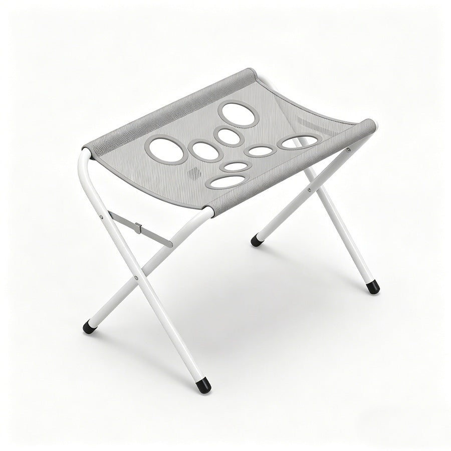 Foldable Pet Bathing Stand with Hammock and Restraint Straps - Stainless Steel Dog Wash Station for Small and Medium Pets