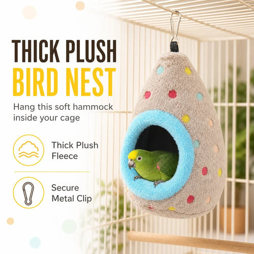 Hanging Bird Nest Hammock – Warm cotton & egg‑shaped comfort