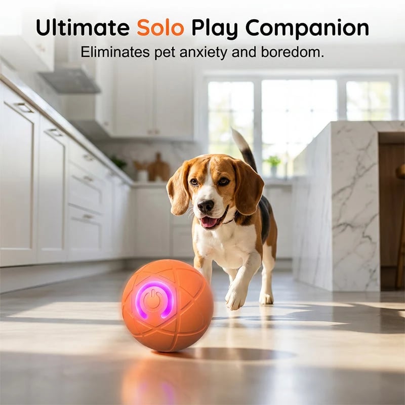 Auto‑Bouncing Smart Pet Ball with Remote Control