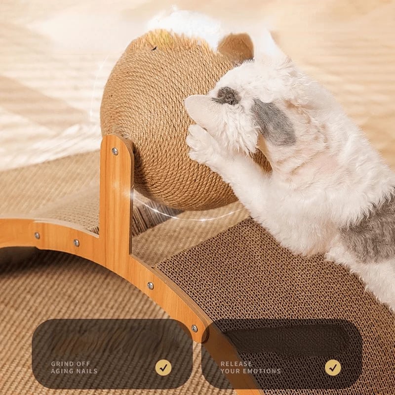 Corrugated Cardboard Cat Scratcher