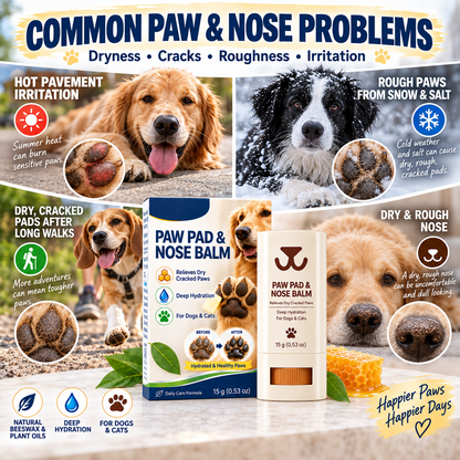 Paw Pad & Nose Balm for Dogs and Cats