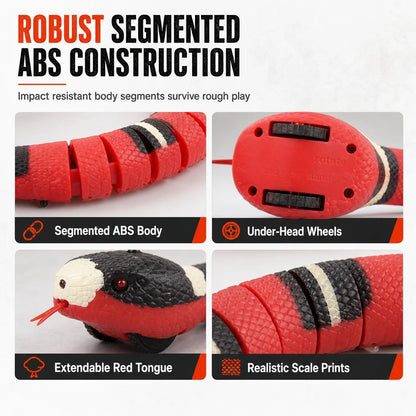 Smart‑Sensing Electric Simulation Snake Interactive Prank Toy