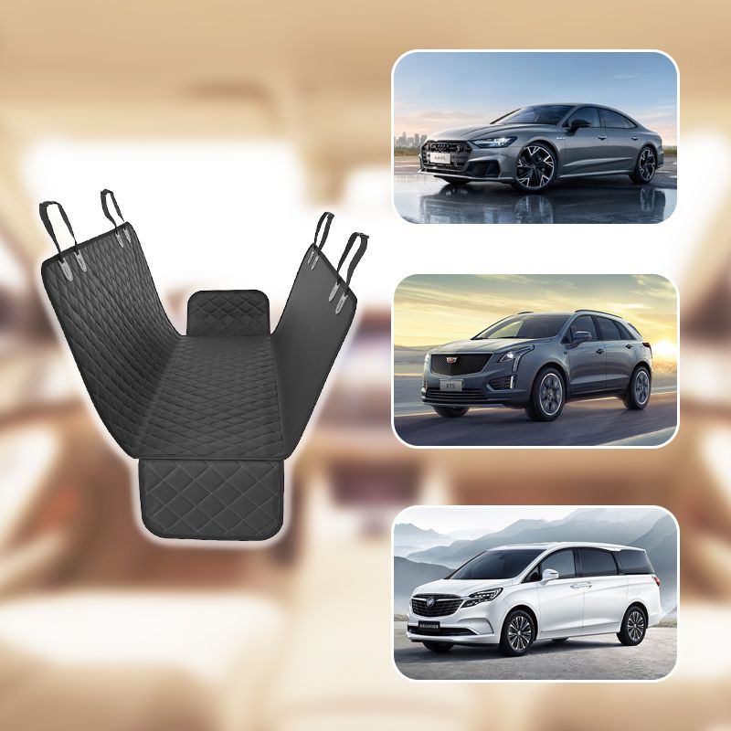 Hard‑Bottom Hammock‑Style Pet Car Seat Cover