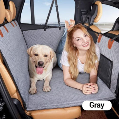 Hard‑Bottom Hammock‑Style Pet Car Seat Cover